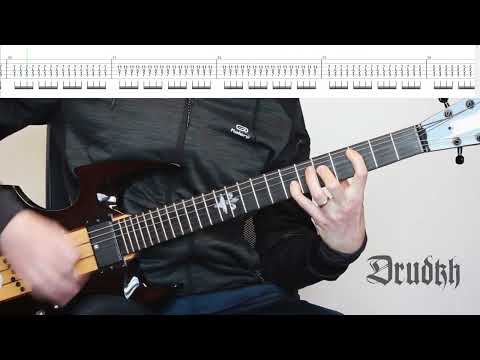 Ukrainian bearer of black metal: Drudkh - Forgotten legends | Riff by riff cover | Guitar tab