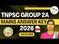 TNPSC Group 2A Mains Answer Key 2026 Tnpsc Group2amains Divyareasoning