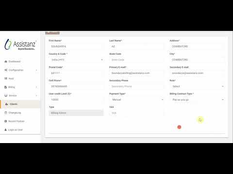 Configuring Billing contract type in StackBill CMP