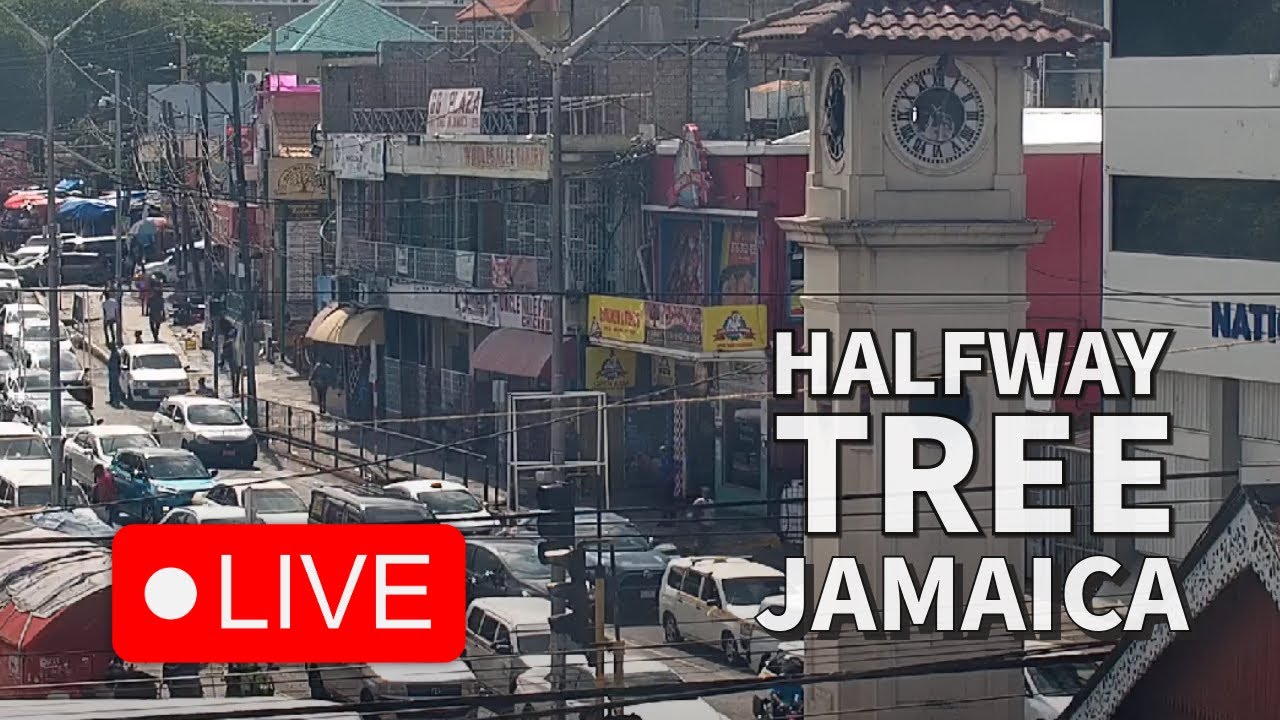 Live webcam view of Torre del reloj de Half Way Tree
