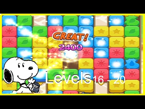 snoopy’s Puzzle Journey Levels 15 To 20