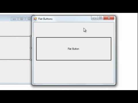 Visual Basic Flat Buttons