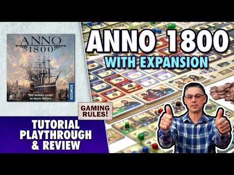 Anno 1800 with expansion: Tutorial, Playthrough, & Review
