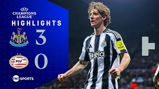 Magpies Reach Champions League Play-Offs 🔥 | Newcastle 3-0 PSV | UEFA Champions League Highlights gameplay video by Purple S, 3:20 duration