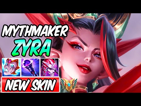 MYTHMAKER ZYRA MID FULL AP GAMEPLAY TRIPLE BURN | Best Build & Runes Season 13 | League of Legends