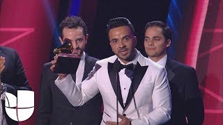 “Eres grande, Daddy Yankee”: Luis Fonsi tras recibir el Latin GRAMMY por ‘Despacito’