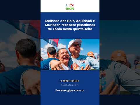 Malhada dos Bois, Aquidabã e Muribeca recebem pisadinhas de Fábio nesta quinta-feira #Shorts