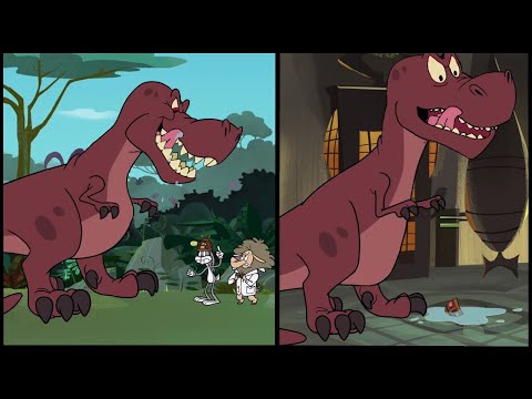 Wabbit E27b Nom Edit - T-Rex Eats Bugs Bunny