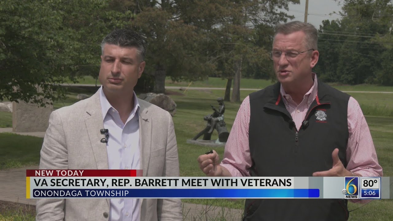 Video: VA Secretary Collins and Rep. Barrett hold veterans roundtable in Michigan's 7th District