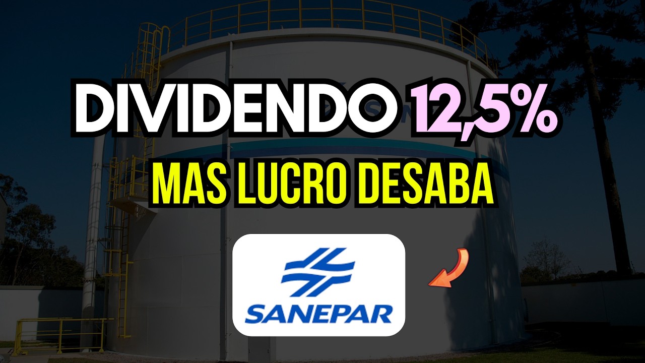 🚨Sanepar (sapr4) Dividendos extraordinários? Lucros Desabam. Indenização vai ou não?