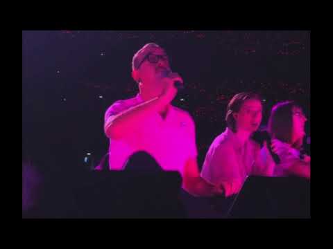 Human Heart.  Coldplay featuring  The Pink Singers, Wembley stadium. 