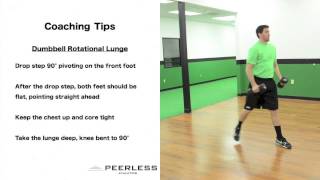 333. Dumbbell Rotational Lunge