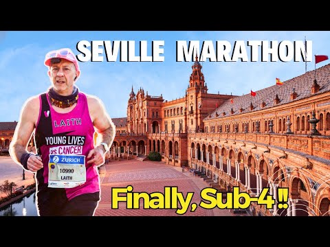 Seville Marathon: My first Sub-4hrs 😁😍   03:57:17