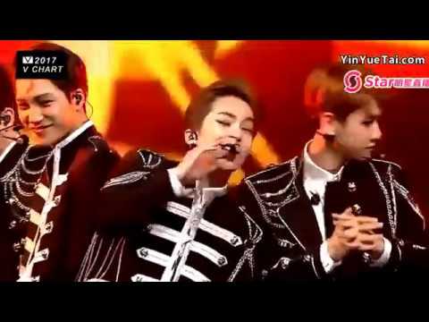 [170408] EXO 엑소 - Lotto + Monster @ 2017 5th V Chart Awards