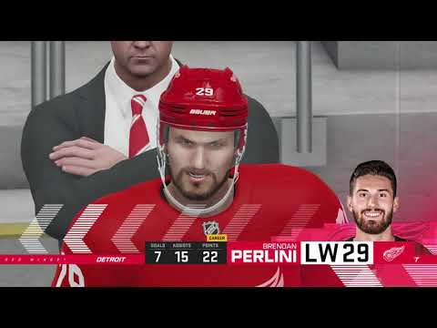 NHL 20 Season mode: Carolina Hurricanes vs Detroit Red Wings - (Xbox One HD) [1080p60FPS]