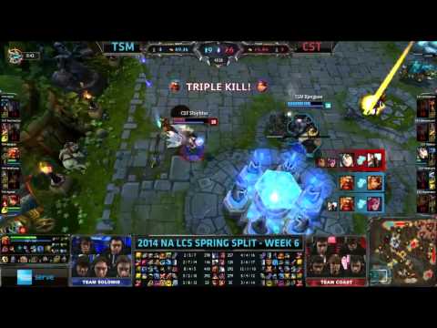 Amazing ending by Shiphtur vs TSM | TSM vs CST | Season 4 NA LCS Spring Split W6D1 [HD]