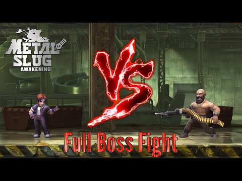 Metal Slug Code: J - Kyo Kusanagi vs. Allen O'Neil (Full Boss Fight)