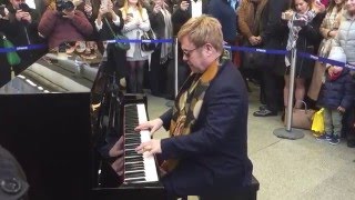 Elton John surprise performance London 2016