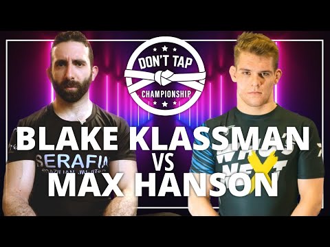Promotional  Video - Max Hanson vs Blake Klassman - DTC 3