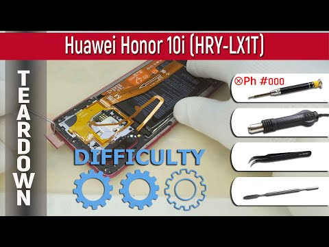 Wie man 📱 Huawei Honor 10i (HRY-LX1T) zerlegt