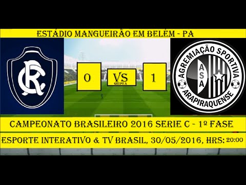 Campeonato Brasileiro 2016 Serie C Remo 0 x 1 Asa