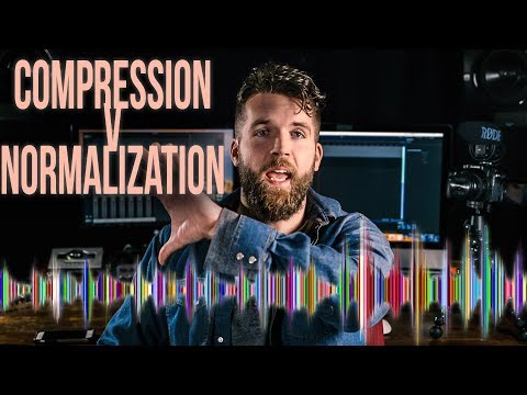 Compression vs Normalization in AUDIO for video // What's the difference?