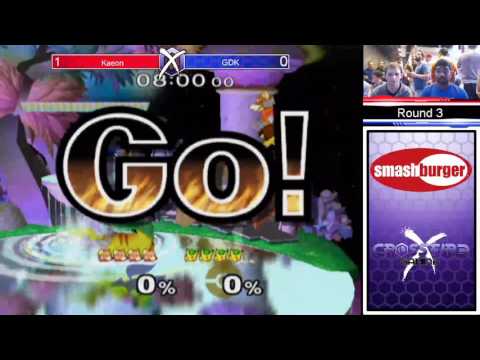 Crossfire Gaming's: Smashburger Melee 15 Kaeon (Fox) VS GDK (Pikachu)