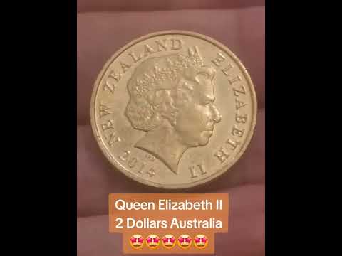 Thumbnail for 2 Dollars Australia Queen Elizabeth II  #coin #foryou #currency #coincollecting #collection #history