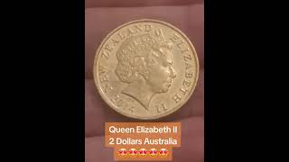 2 Dollars Australia Queen Elizabeth II  #coin #foryou #currency #coincollecting #collection #history