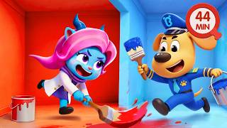 The Big Showdown | Fun Story for Kids | Safety Rules | Cartoon | Sheriff Labrador