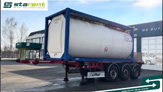 Fliegl Light + Singamas poluprikolica za prevoz kontejnera | Slika 4 - Autoline