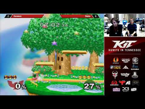 KIT18 - Davemon (Captain Falcon) vs Dezno (Peach) - Melee losers finals