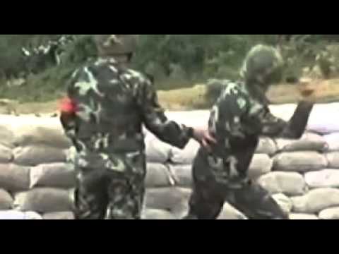 Chinese Army Hand Grenade Fail 2015 HD