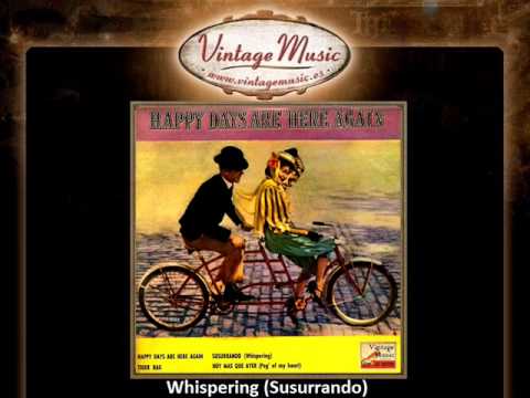 Harry Reser and His Orchestra -- Whispering (Susurrando) (VintageMusic.es)