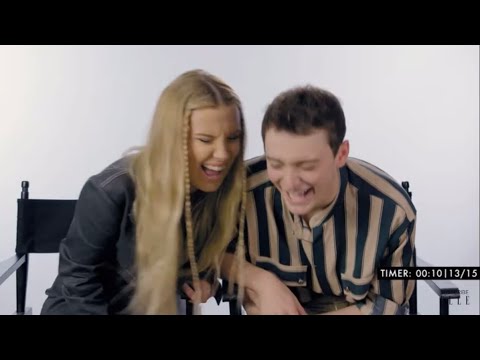 the stranger things cast being chaotic on the season 4 press tour