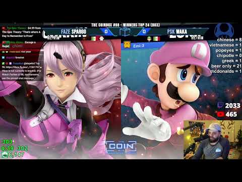 Sparg0 (Corrin, Cloud) vs Waka (Luigi) - Coinbox 88 Winners Top 24 | 24 Jan 24'