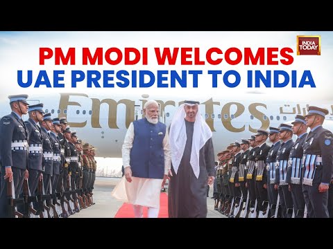Breaking News: PM Modi Receives UAE President Sheikh Mohammed bin Zayed Al Nahyan In Delhi