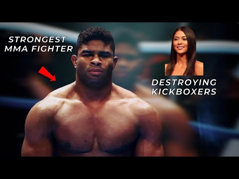 Strongest MMA Fighter Destroying Kickboxers - Alistair Overeem