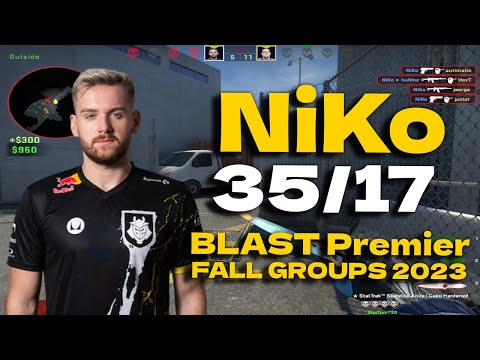 CSGO POV G2 NiKo (35/17) vs Evil Geniuses (NUKE) @ BLAST Premier Fall Groups 2023