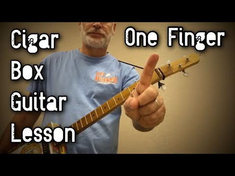 One Finger Cigar Box Guitar Lesson
