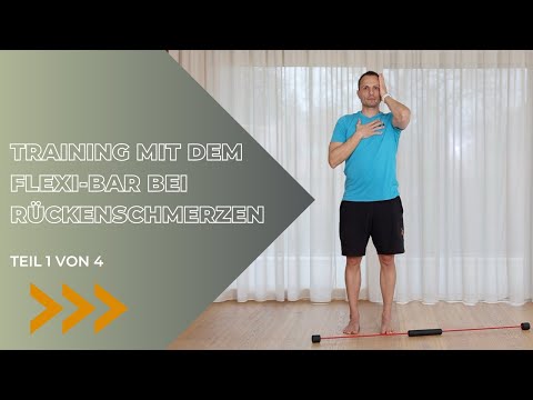 FLEXI-BAR training for back pain - Part 1/4. Focus on the cervical spine (neck)