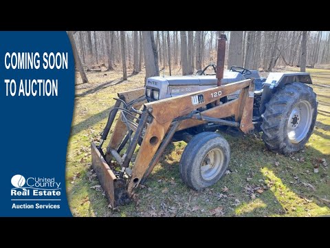 Wonderful White Field Boss 2-50 Tractor with 120 Loader.