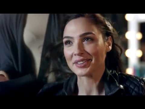 Gal Gadot is the spokesperson for League of Angels, makeup by Sarah Brock