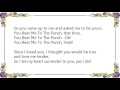 Edwin Starr - You Beat Me to the Punch Lyrics
