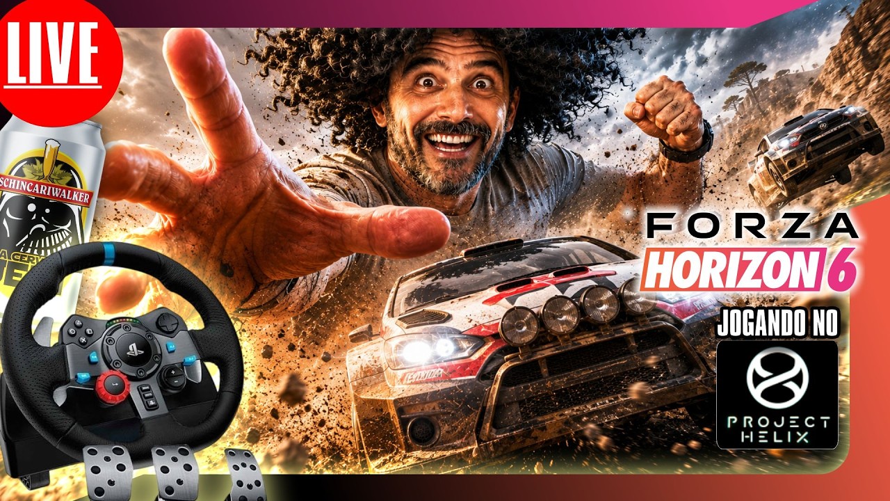 🎮🚨 AO VIVO  - O "PRÓ PLÊ " TÁ IMPOSSÍVEL NO  FORZA 6 NO PROJECT HELIX COM VOLANTE G29 #forza6