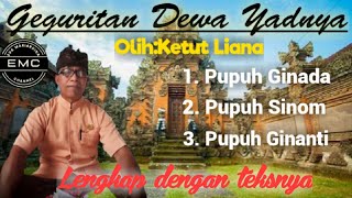Download lagu God Yadnya's Geguritan || pupuh ginada, sinom and ginanti @E M CHANNEL mp3
