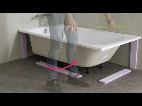 Tablier de baignoire frontal et latéral 182x92cm - recoupable sur mesure JACOB DELAFON