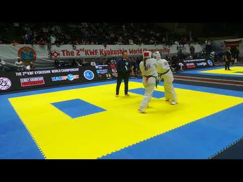 KWF WC 2018   girls 1 15yr +55 Kuslyeva Yekaterina Kazakhstan   Kulchytska Anna Ukraine, aka