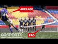 Can An Average Guy Score A Free Kick Against A Pro Soccer Goalie Above Average Joe GQ