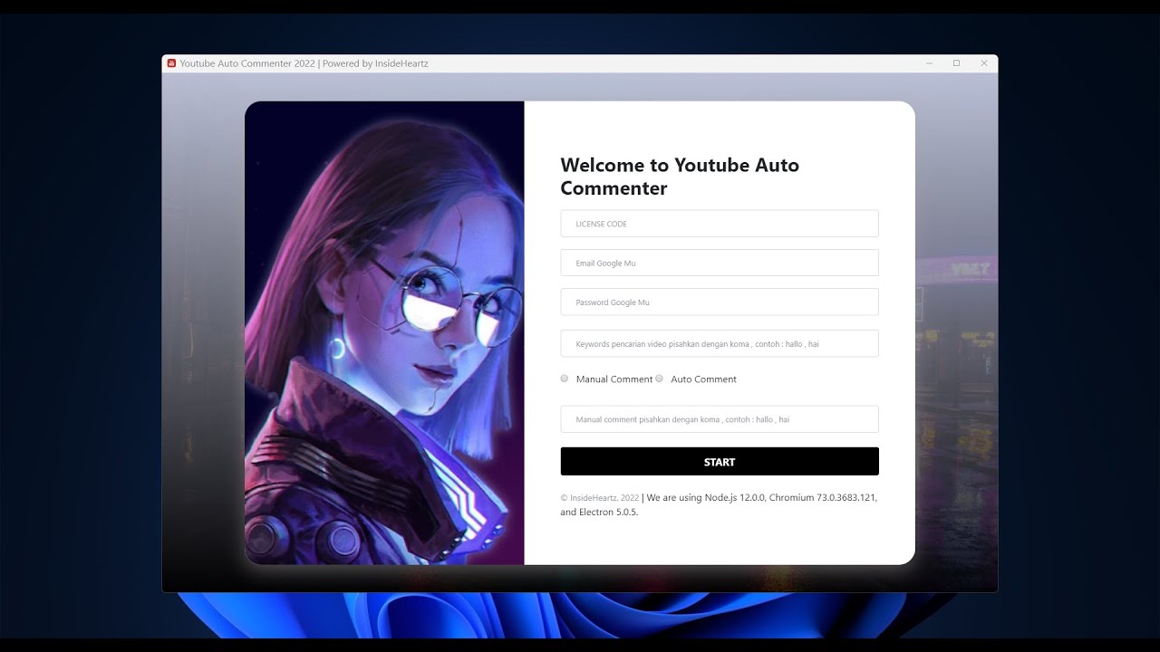 Youtube Auto Commenter GUI Version V.2.3